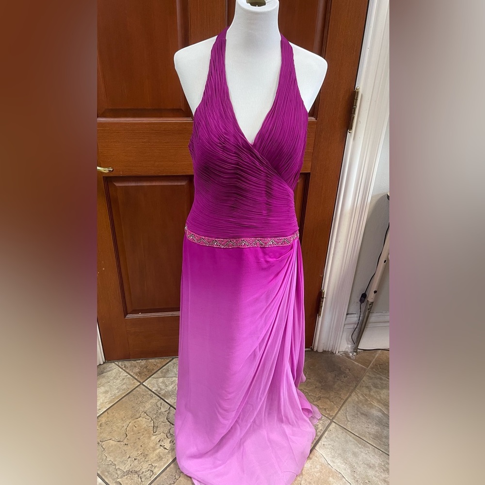 Formal gown in ombré color